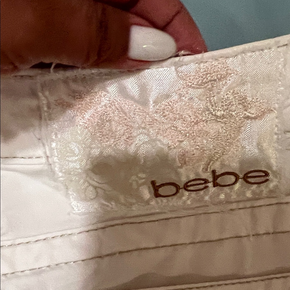 Bebe white Denim Skirt - Picture 9 of 11